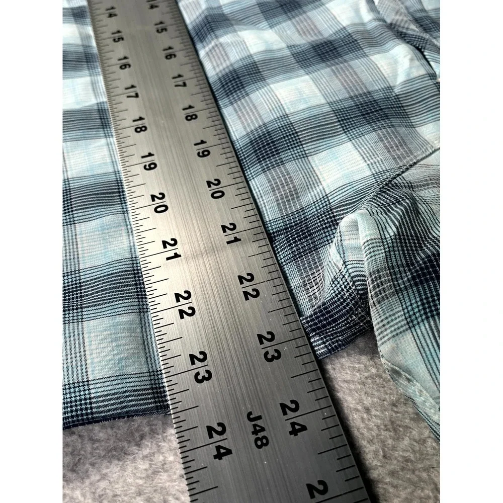 The North Face Flannel Shirt Mens L Multicolor Plaid Mesh Lined Collar Button Up